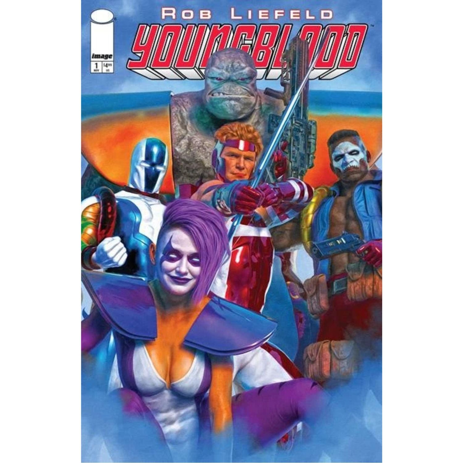 Youngblood: #1 [Mark Spears CVR J - 1:100] 2025 Comics Image Comics
