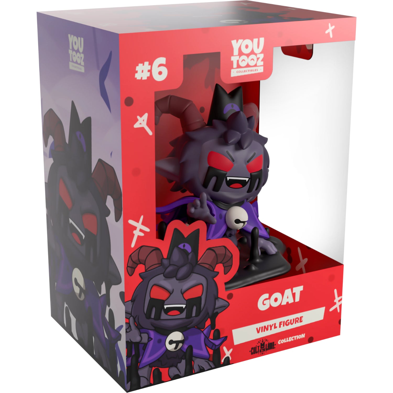 YouTooz: Cult of the Lamb Collection [Goat Vinyl Figure #6] Toys & Games Youtooz