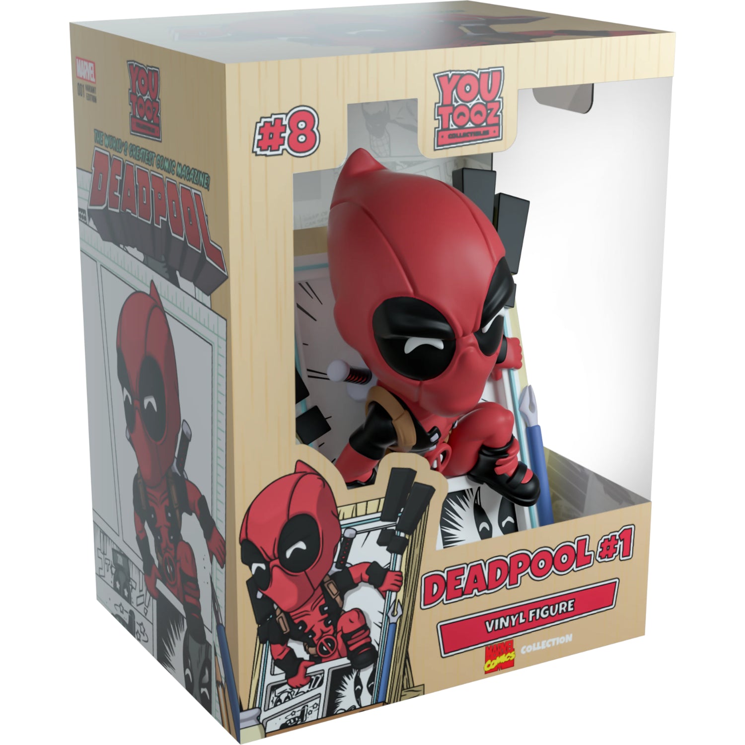 Youtooz: Deadpool Collection [Deadpool #1 Vinyl Figure #8] Toys & Games Youtooz