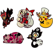 Hazbin Hotel Collection: 5 Pin Set Enamel Pin Youtooz