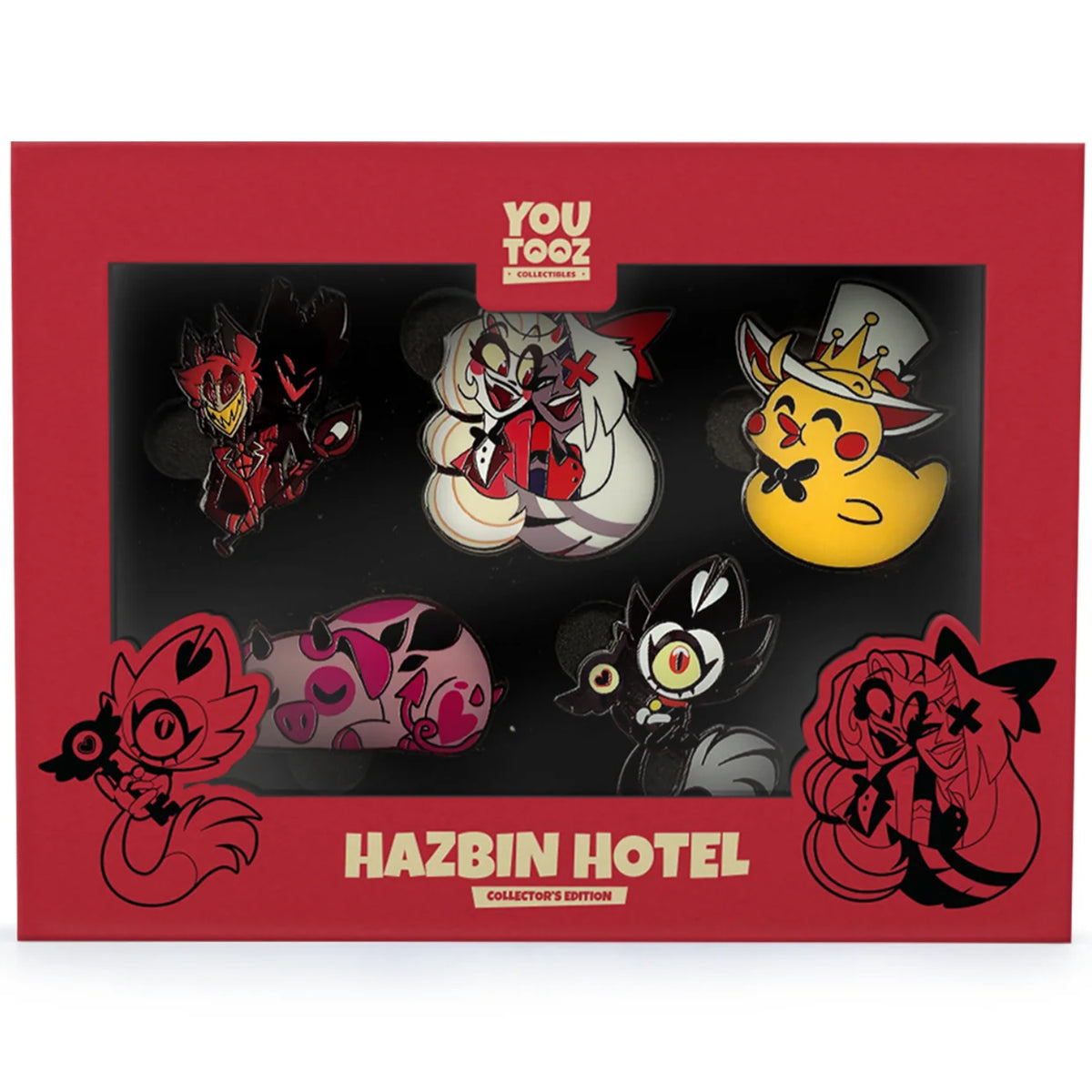 Hazbin Hotel Collection: 5 Pin Set Enamel Pin Youtooz