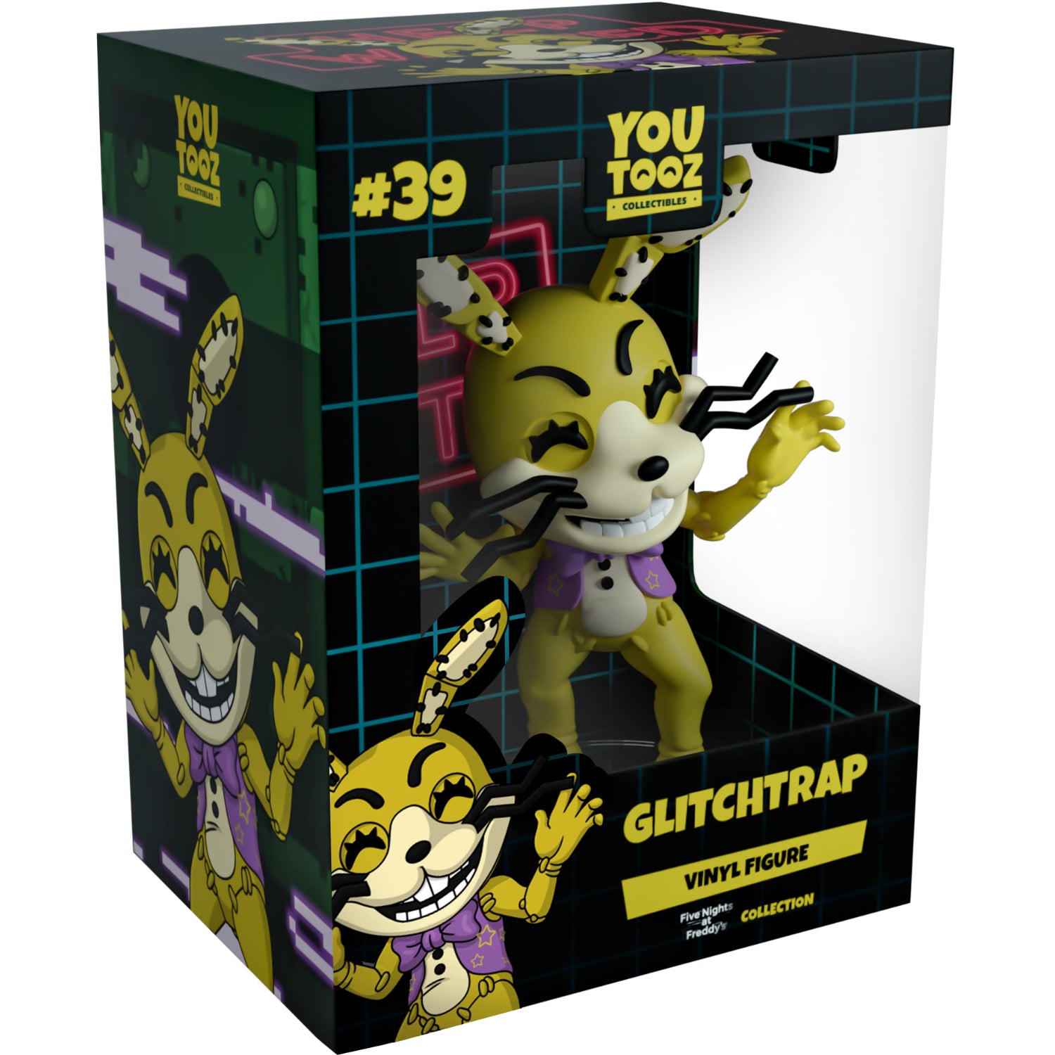 Youtooz: Five Nights at Freddy's Collection FNAF - Glitchtrap Vinyl Figure #39 Toys & Games Youtooz   