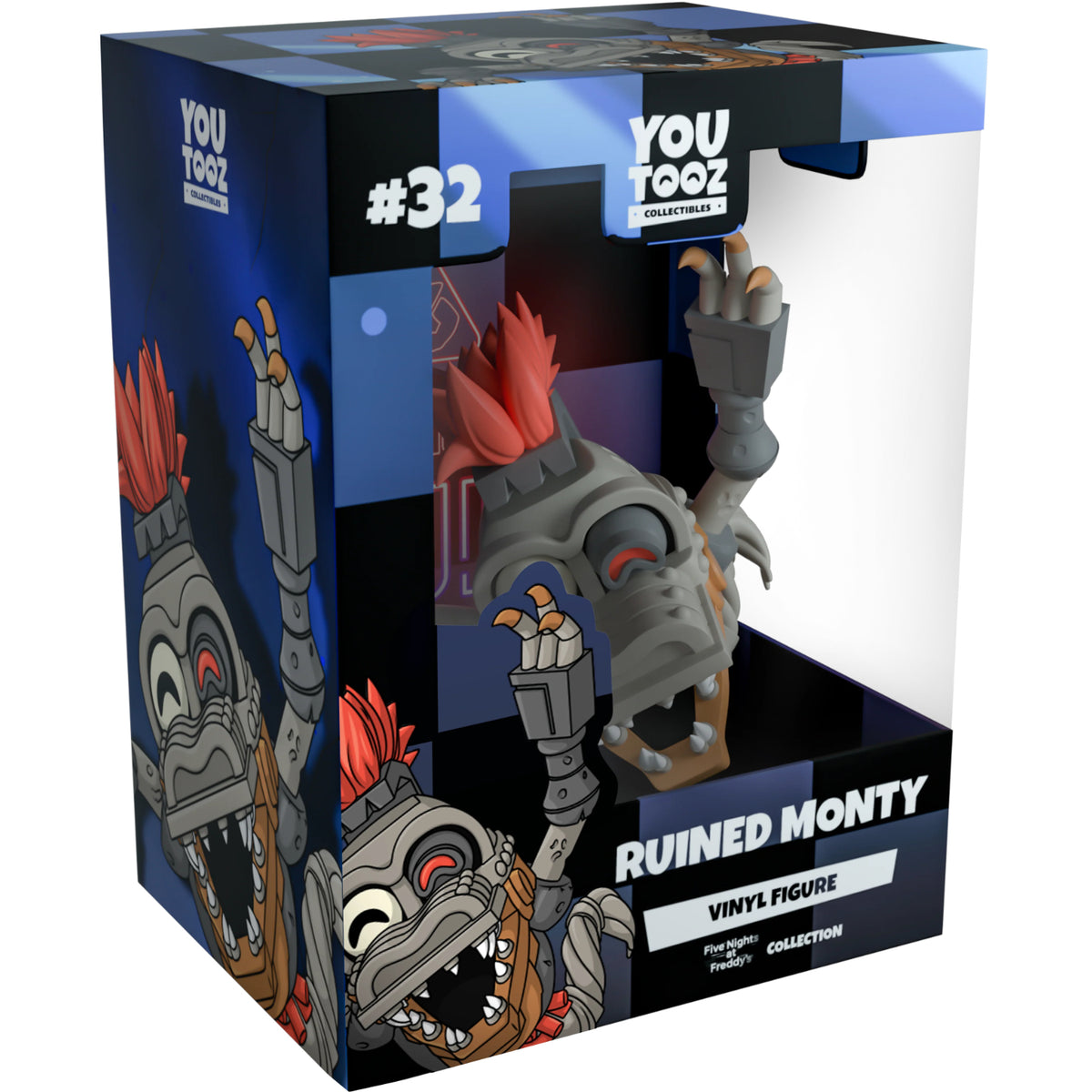 FNAF: Ruined Monty Vinyl Figure #32 Toys & Games Youtooz