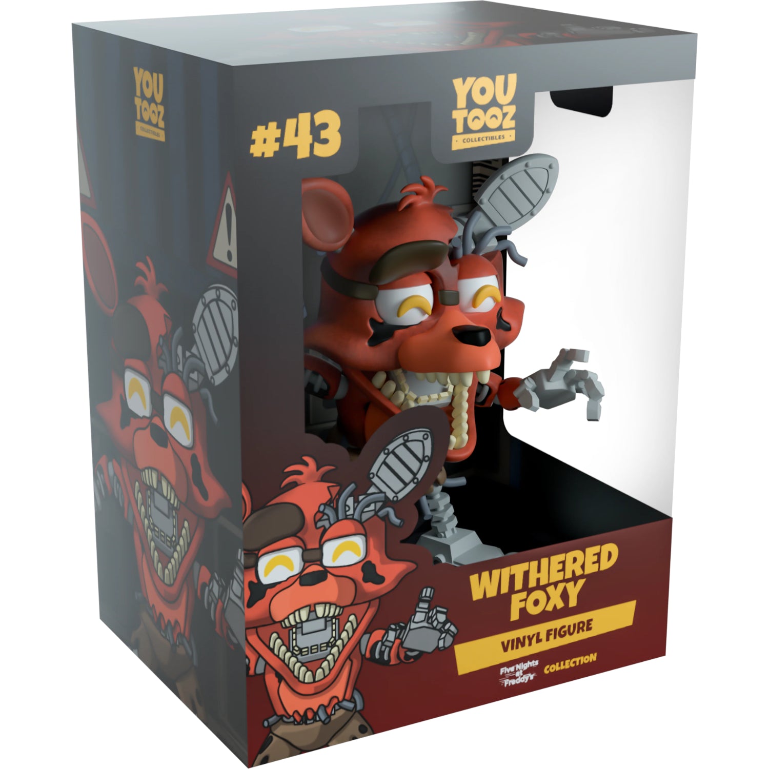Youtooz: Five Nights at Freddy's Collection [Withered Foxy Vinyl Figure #43] Toys & Games Youtooz