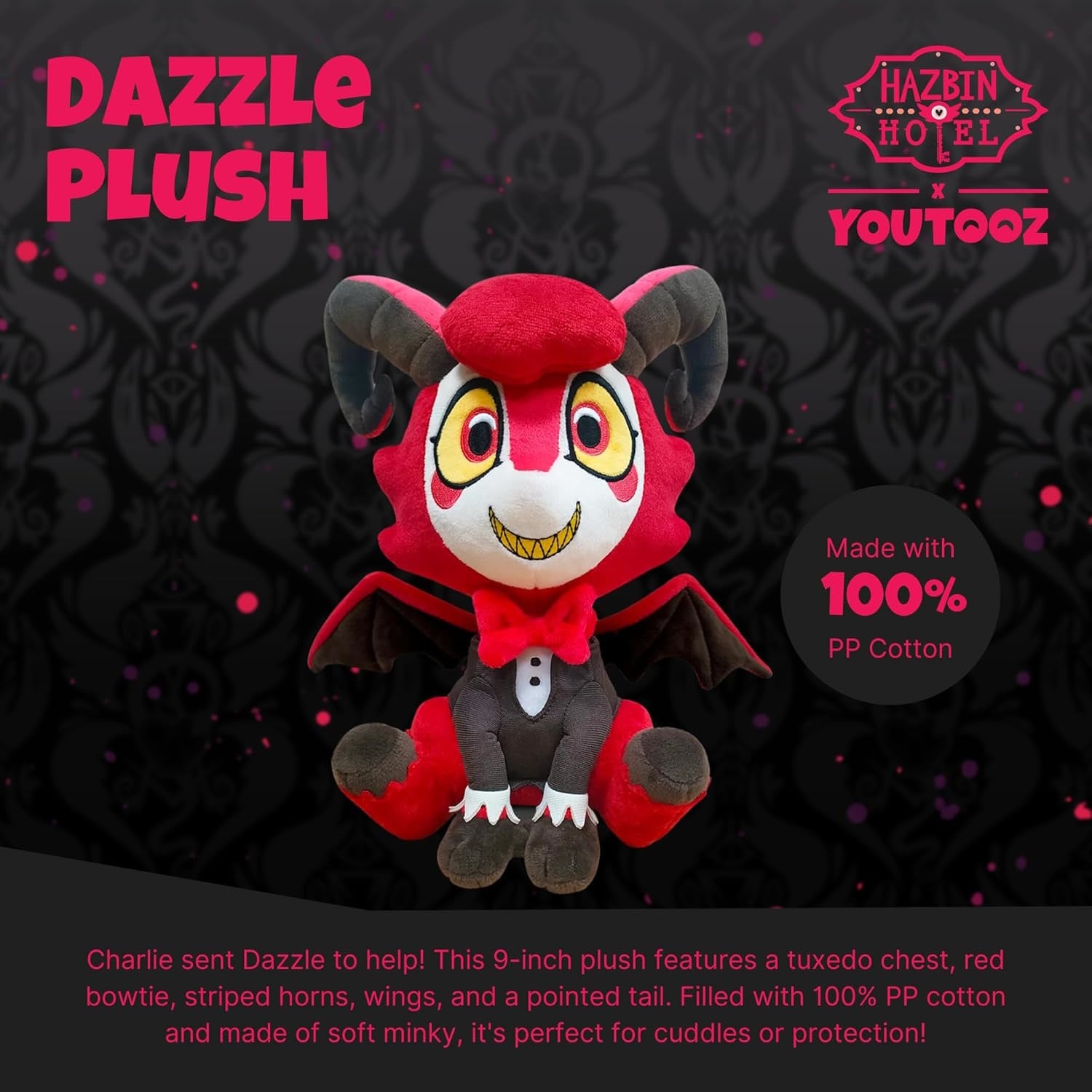 Youtooz: Hazbin Hotel Collection [Dazzle 9-Inch Plush] Plushies Youtooz