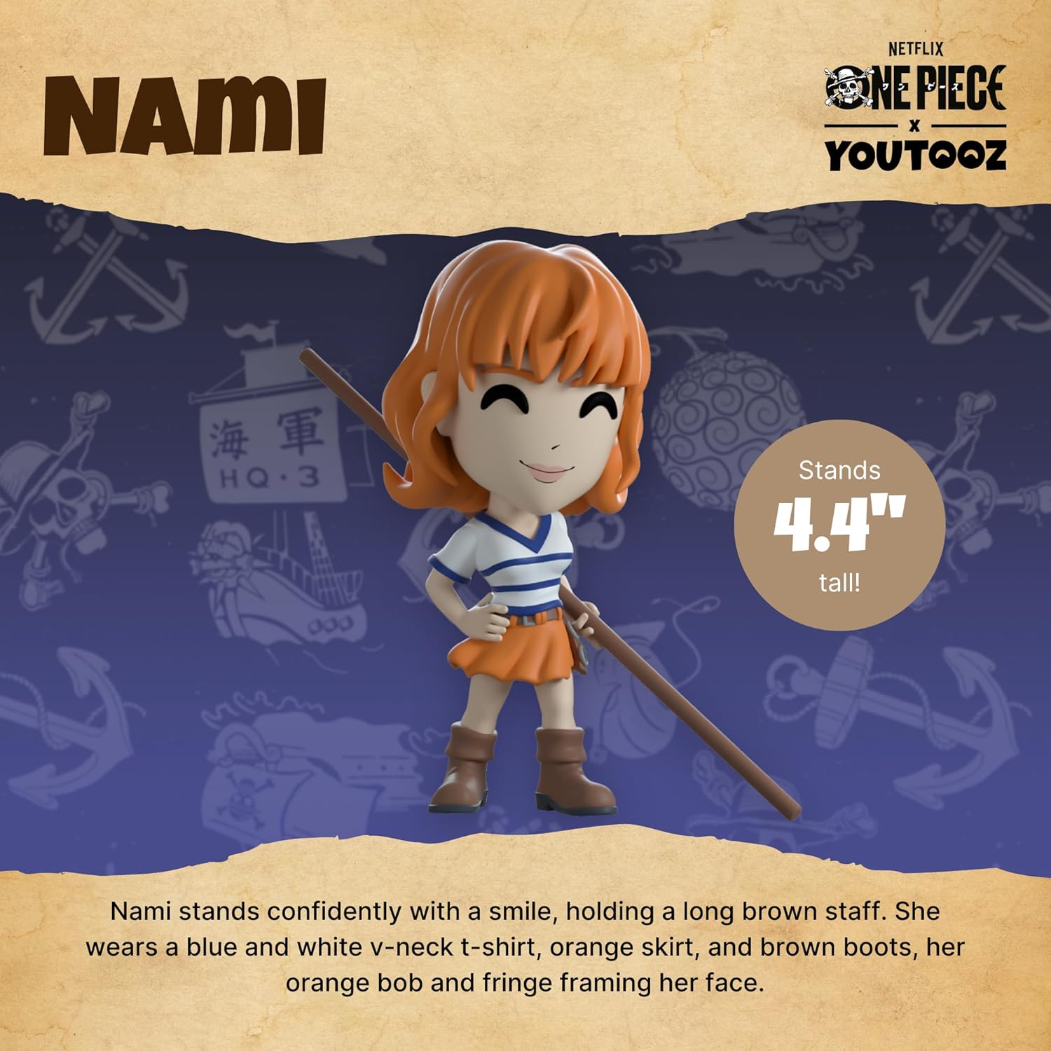 Youtooz: One Piece Collection [Nami Vinyl Figure #2] Toys & Games Youtooz