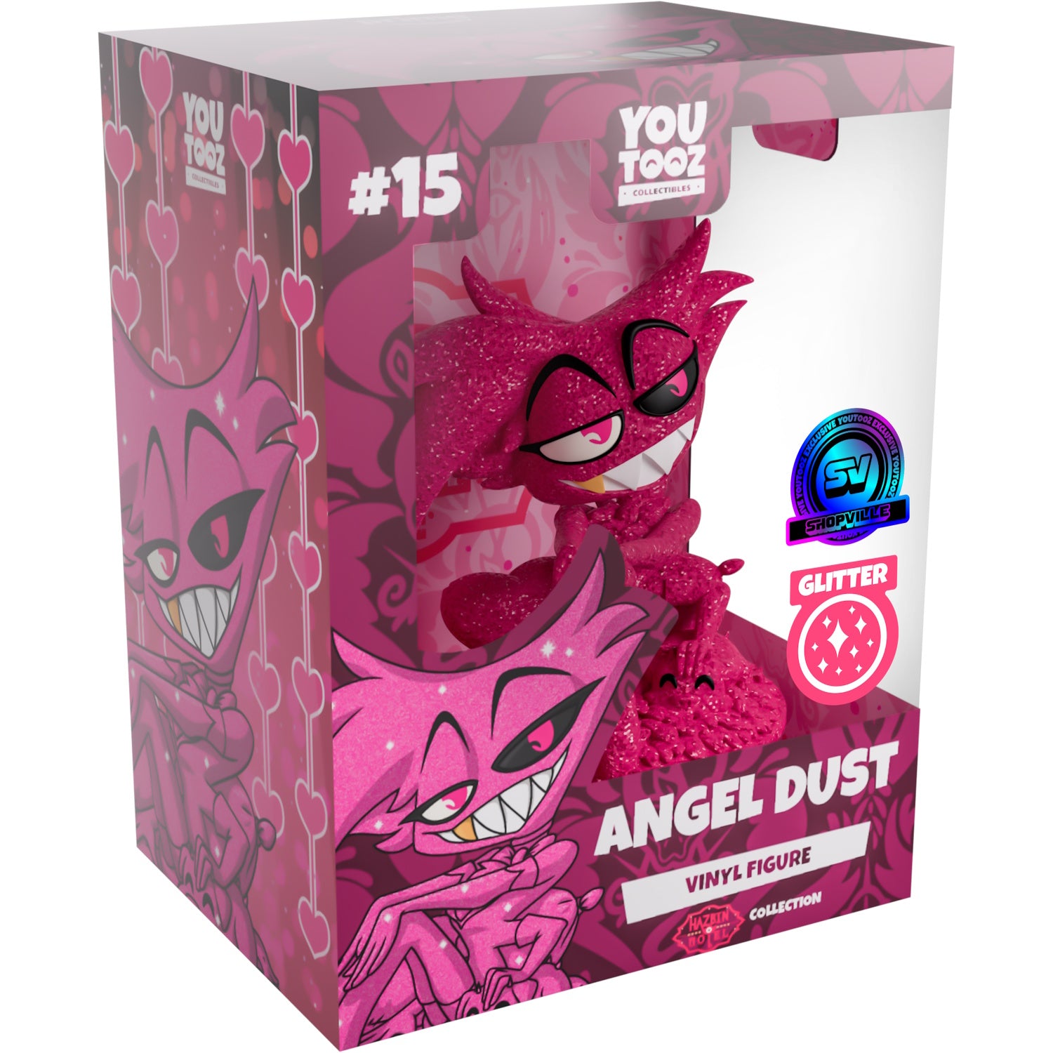 Youtooz x Shopville Exclusive: Hazbin Hotel Collection - Glitter Angel Dust [Limited Edition - 1,000 Made] Toys & Games Youtooz