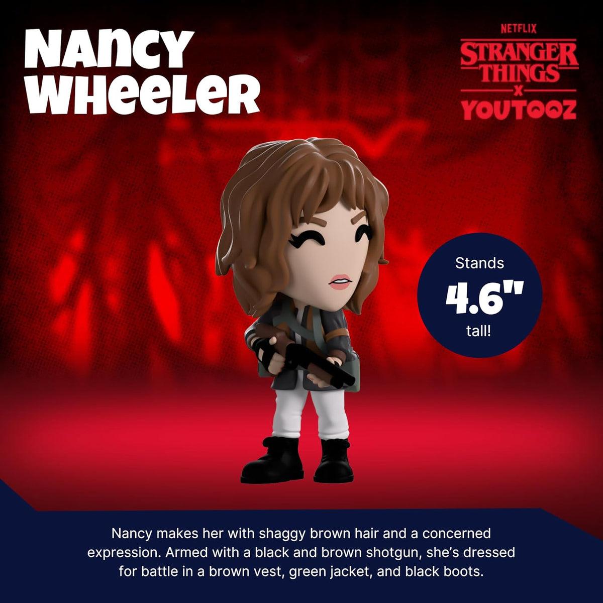 Stranger Things: Nancy Wheeler Vinyl Figure #12 Toys & Games Youtooz