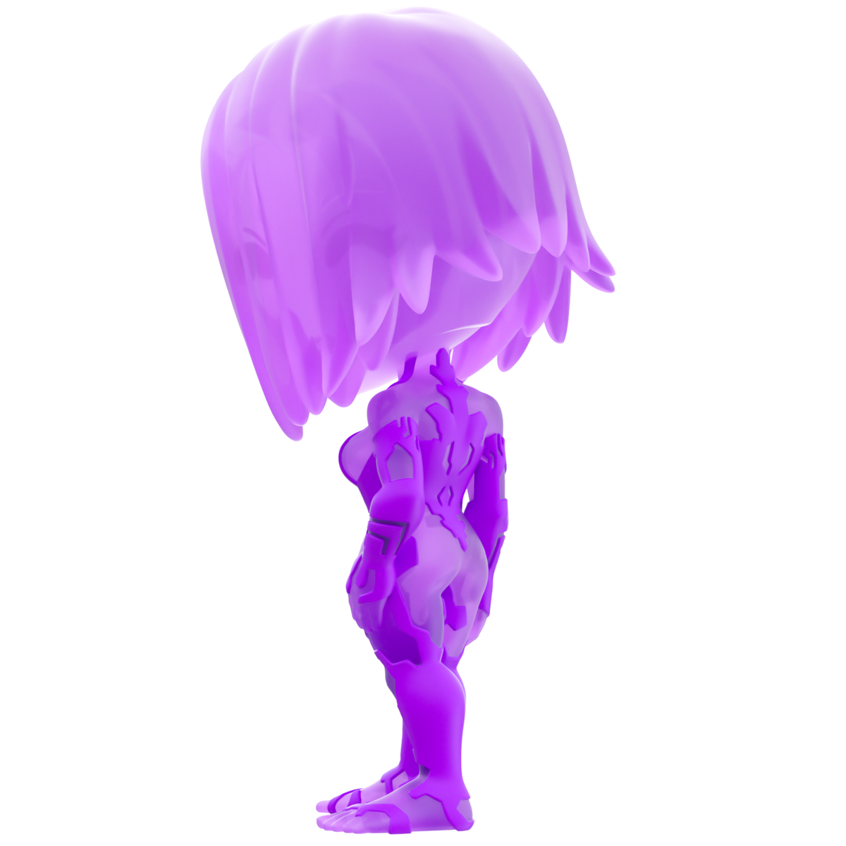 Halo: Purple Translucent Cortana Vinyl Figure #15 Shopverse Exclusive Toys & Games Youtooz