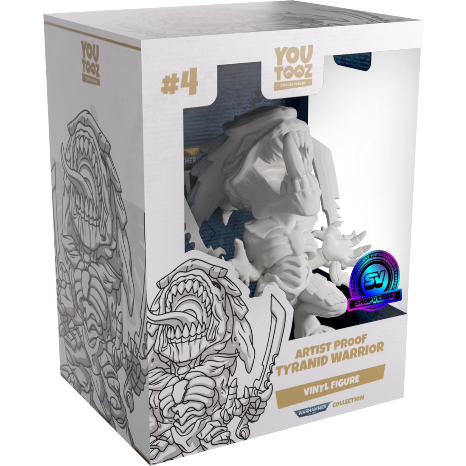 Youtooz x Shopverse Exclusive: Space Marine 2 Collection [Artist Proof Tyranid Warrior] Limited Edition Vinyl Figure #4 Toys & Games Youtooz
