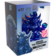 Yu-Gi-Oh! Blue Chrome Obelisk the Tormentor Vinyl Figure #17 Shopverse Exclusive Toys & Games Youtooz