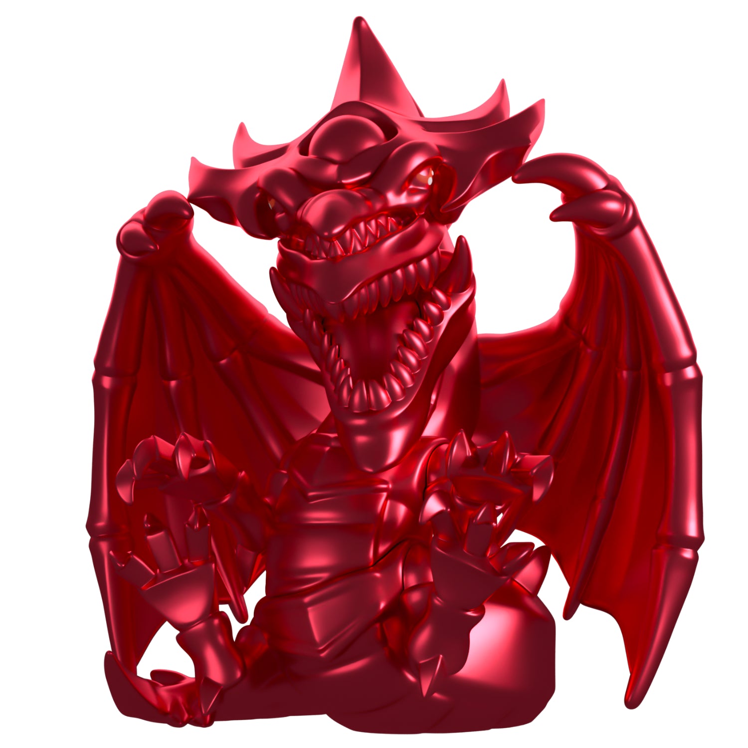 Youtooz x Shopverse Exclusive: Yu-Gi-Oh! Collection [Chrome Slifer The Sky Dragon] Limited Edition Vinyl Figure Toys & Games Youtooz