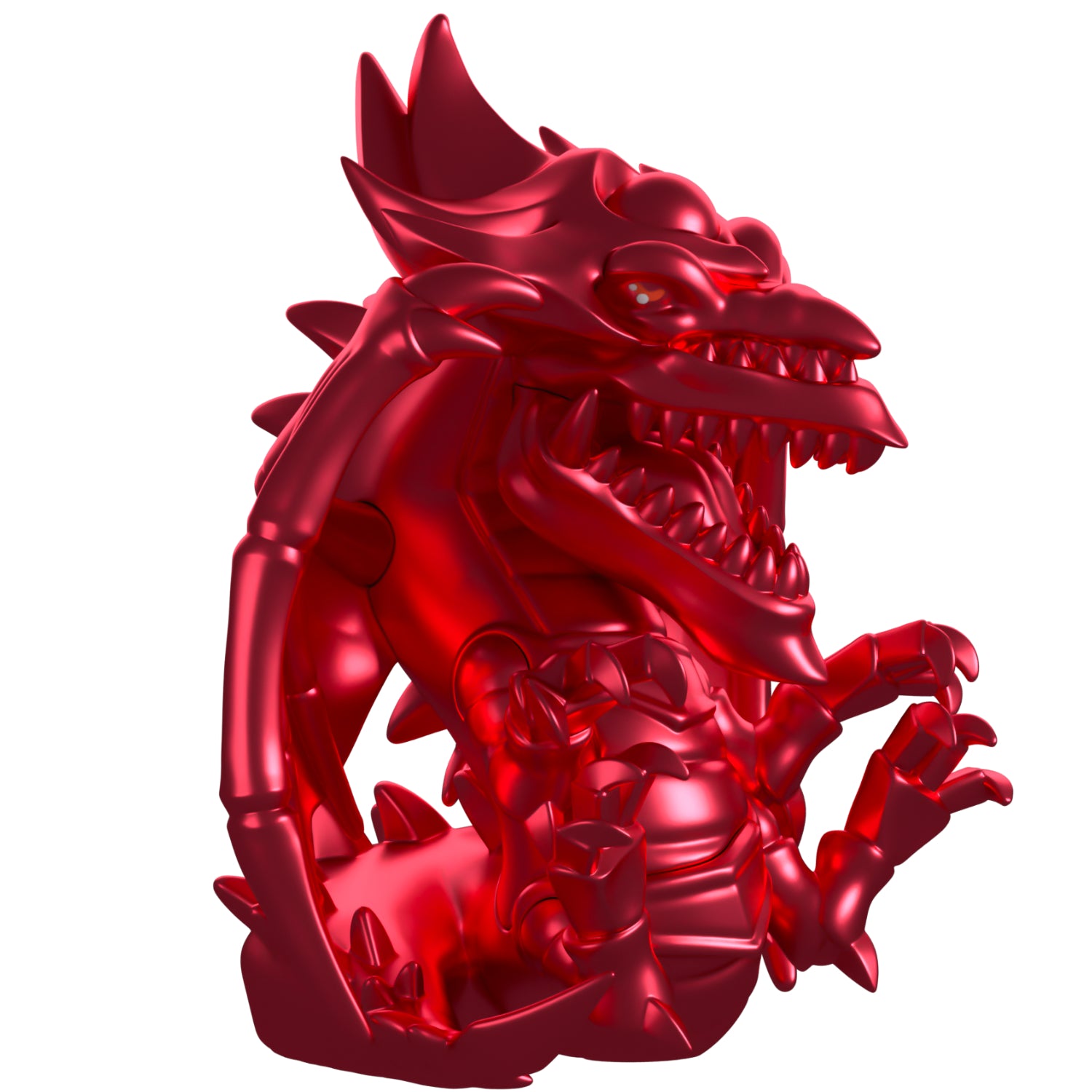Youtooz x Shopverse Exclusive: Yu-Gi-Oh! Collection [Chrome Slifer The Sky Dragon] Limited Edition Vinyl Figure Toys & Games Youtooz