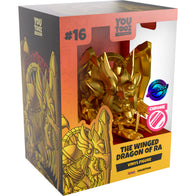 Yu-Gi-Oh! Gold Chrome The Winged Dragon of Ra Vinyl Figure #16 Shopverse Exclusive Toys & Games Youtooz
