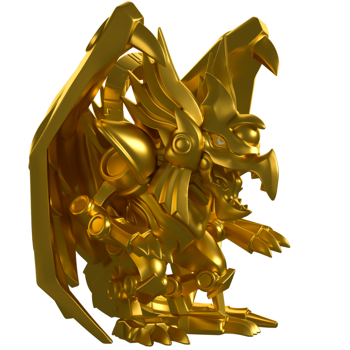 Yu-Gi-Oh! Gold Chrome The Winged Dragon of Ra Vinyl Figure #16 Shopverse Exclusive Toys & Games Youtooz