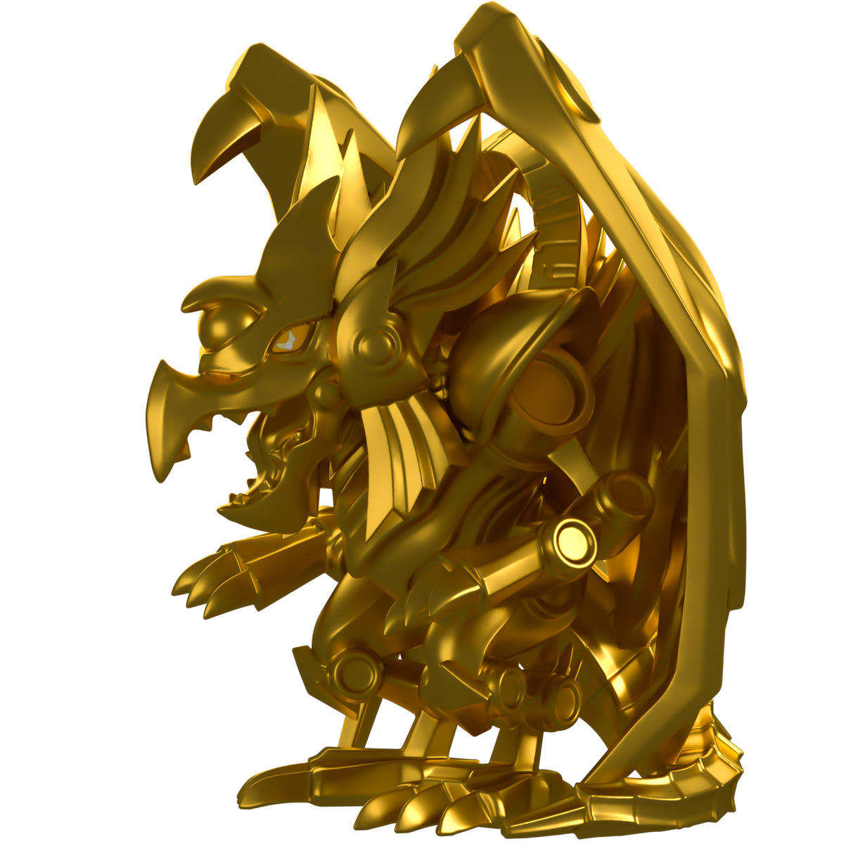 Yu-Gi-Oh! Gold Chrome The Winged Dragon of Ra Vinyl Figure #16 Shopverse Exclusive Toys & Games Youtooz