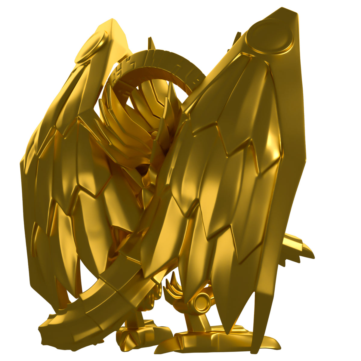 Yu-Gi-Oh! Gold Chrome The Winged Dragon of Ra Vinyl Figure #16 Shopverse Exclusive Toys & Games Youtooz