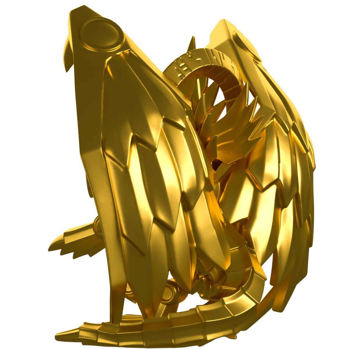 Yu-Gi-Oh! Gold Chrome The Winged Dragon of Ra Vinyl Figure #16 Shopverse Exclusive Toys & Games Youtooz