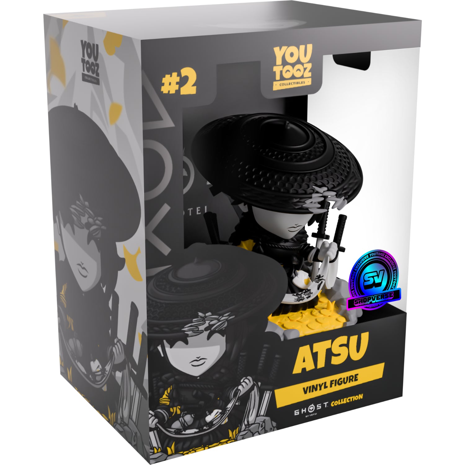 Youtooz x Shopville Exclusive: Ghost of Yotei Collection - Black And White Atsu [Limited Edition - 750 Made Only!] Toys & Games Youtooz