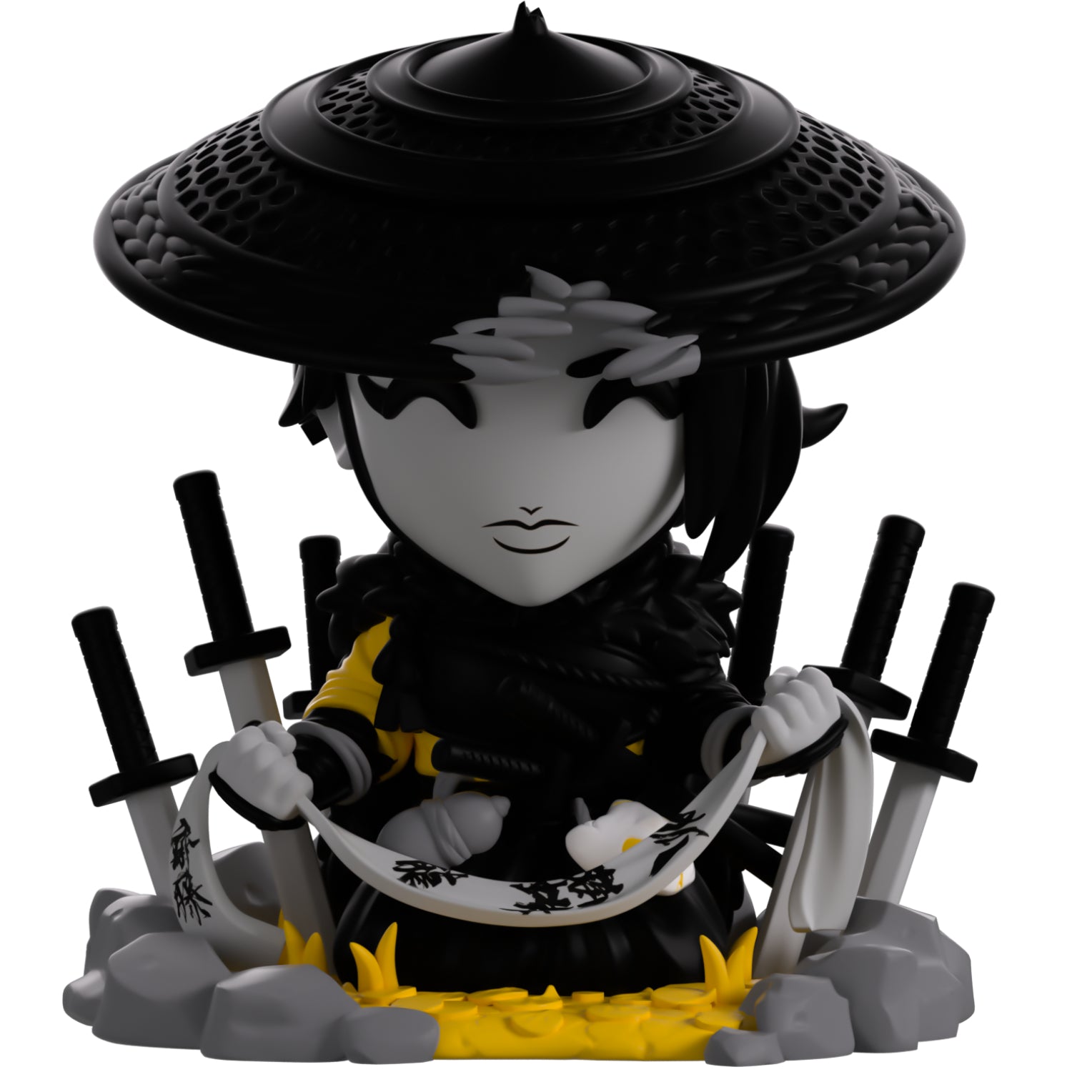Youtooz x Shopville Exclusive: Ghost of Yotei Collection - Black And White Atsu [Limited Edition - 750 Made Only!] Toys & Games Youtooz