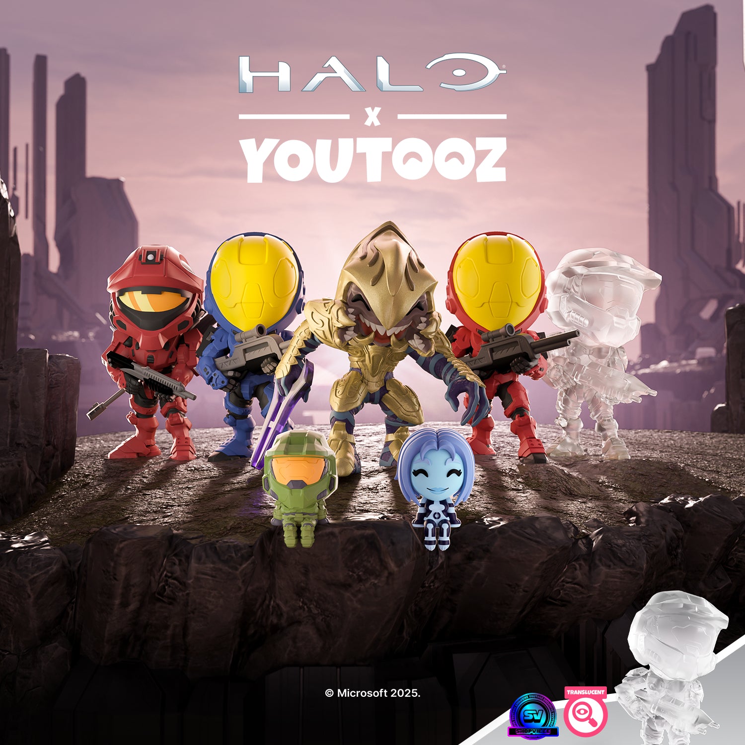 Youtooz x Shopville Exclusive: Halo Collection - Active Camo Master Chief Vinyl Figure #9 [Limited Edition - 750 Made Only!] Toys & Games Youtooz