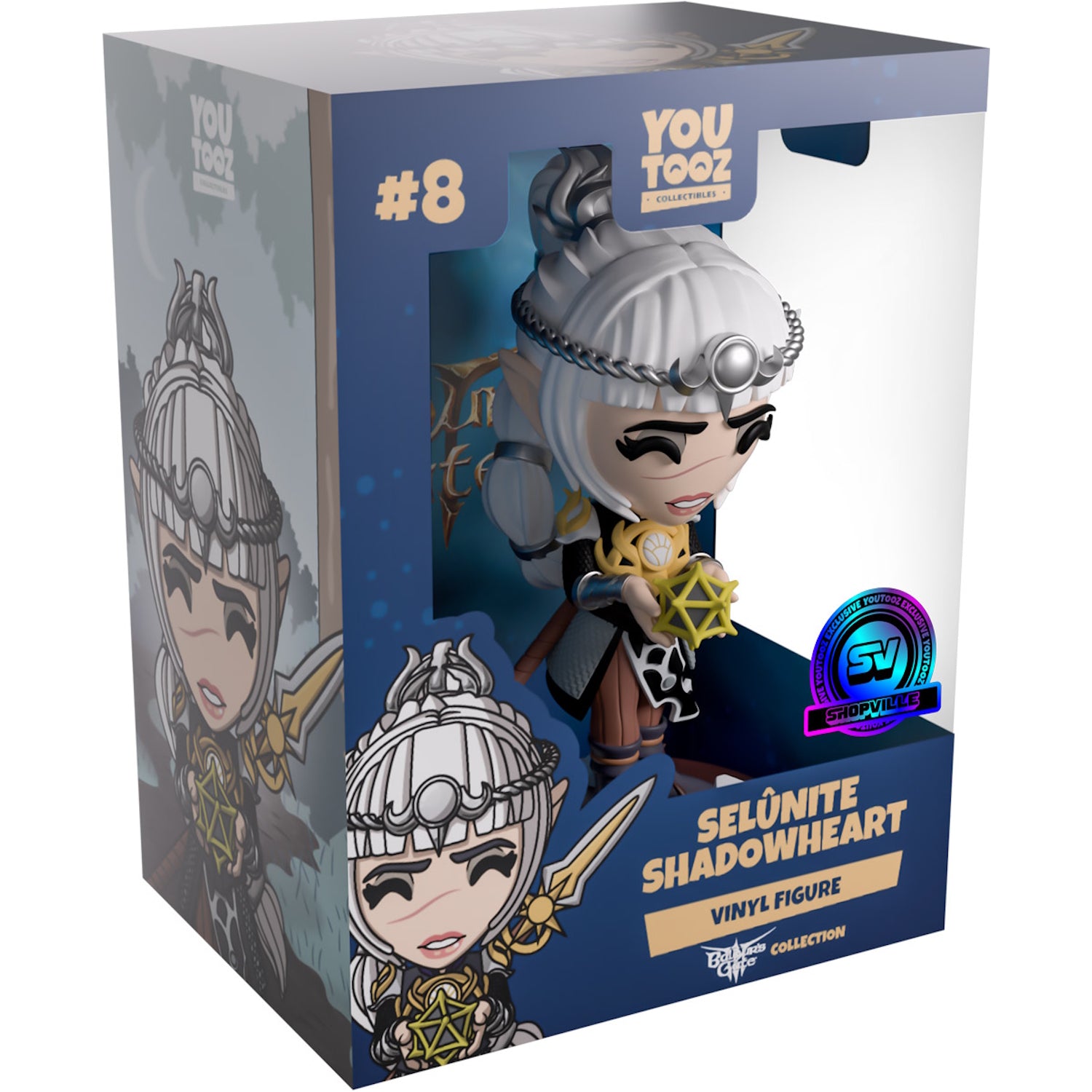 Youtooz x Shopville Exclusive: Baldur's Gate 3 Collection - Selûnite Shadowheart Vinyl Figure #8 [Limited Edition - 1000 Made] Toys & Games Youtooz