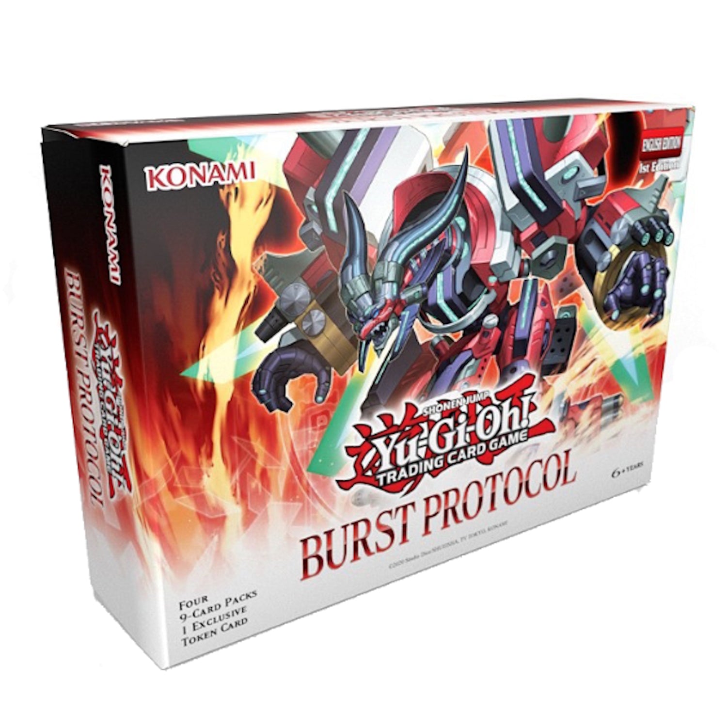 Yu-Gi-Oh! TCG: Burst Protocol Token Box Card Game Konami
