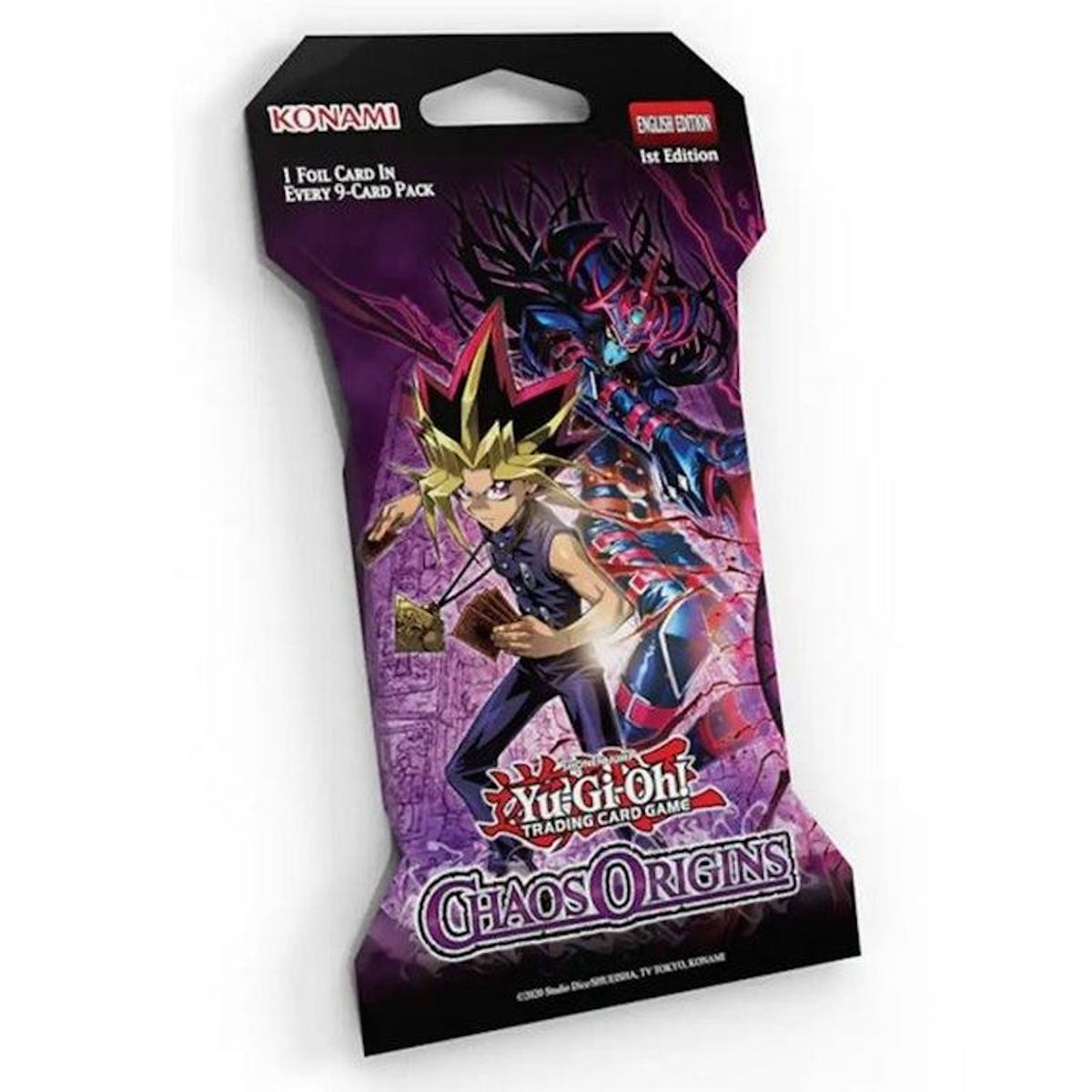 Yu-Gi-Oh! TCG: Chaos Origins Sleeved Booster Pack Card Game Konami