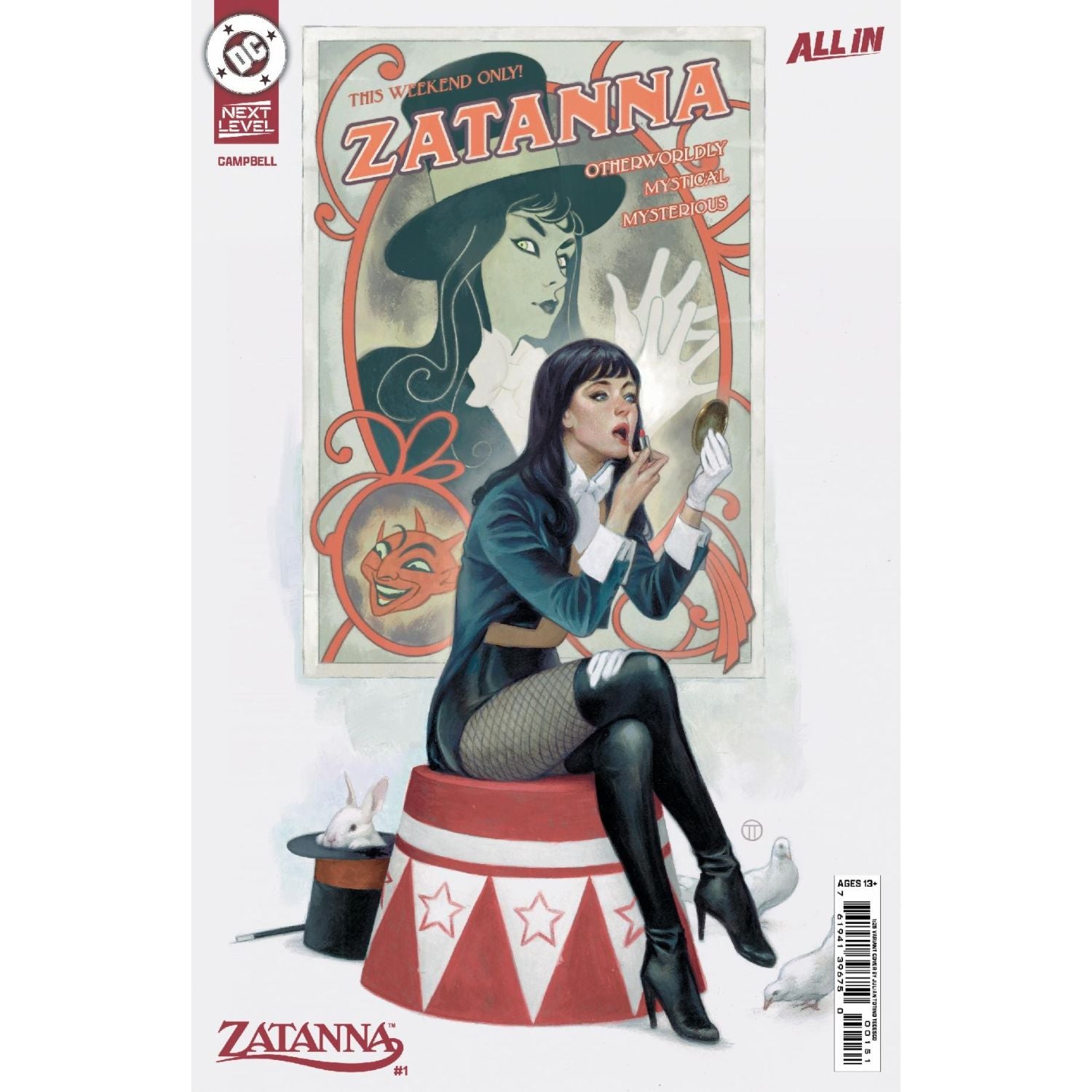 Zatanna: #1 [Julian Tedesco CVR G - 1:25] 2026 Comics DC Comics