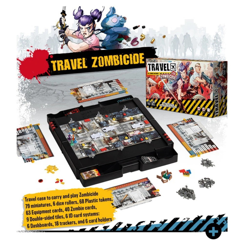 Zombicide - 2nd Edition - Travel Edition [Board Game, 1-6 Players] Board Game Cool Mini or Not