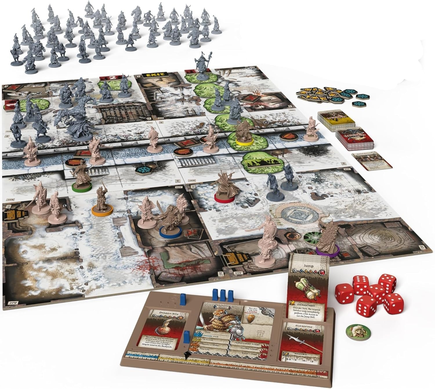 Zombicide: White Death [Board Game, 1-6 Players] Board Game Cool Mini or Not