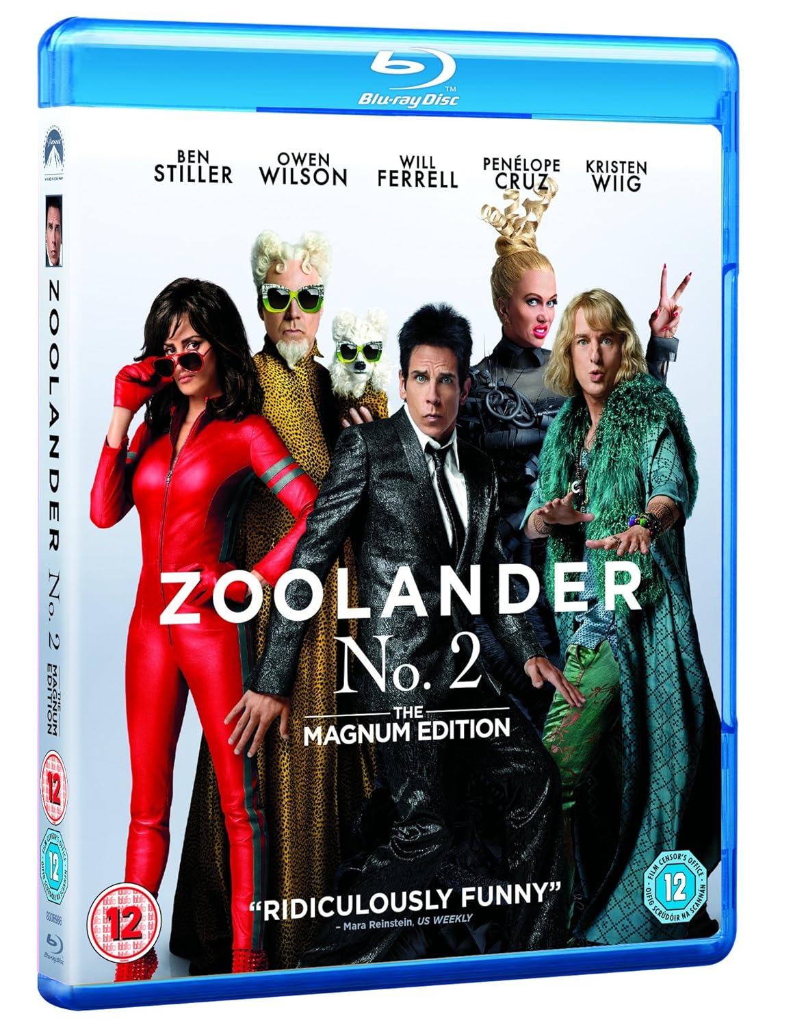Zoolander No.2 The Magnum Edition [Blu-Ray] Blu-Ray Movie Paramount Pictures   