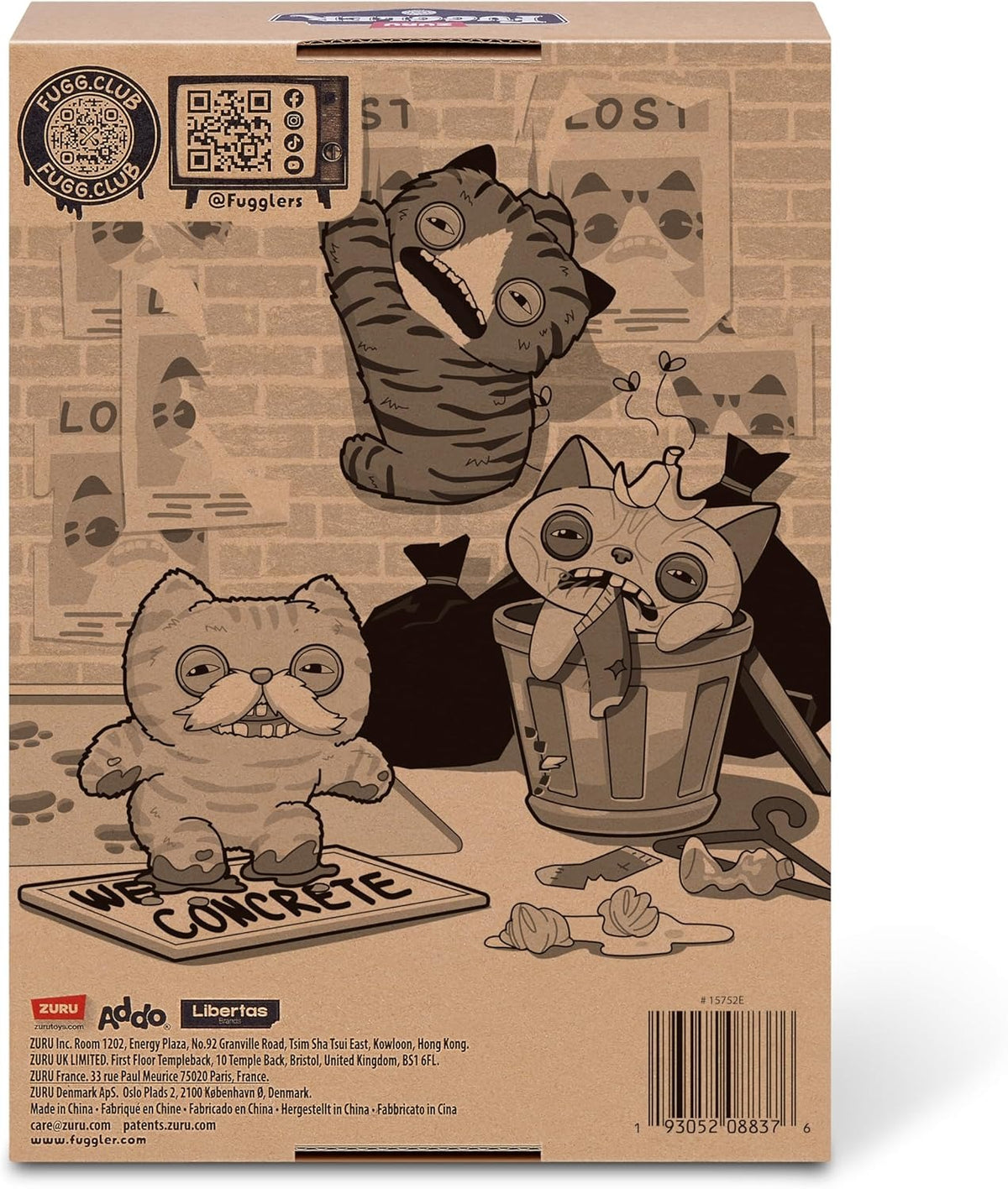 Fuggler: Alley Cats - Wide Eyed Cat Toys & Games Zuru