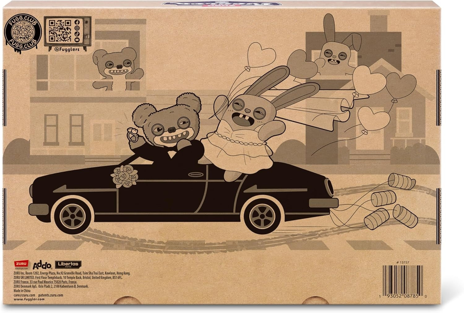 Fuggler: Wedding Day Couple Toys & Games Zuru