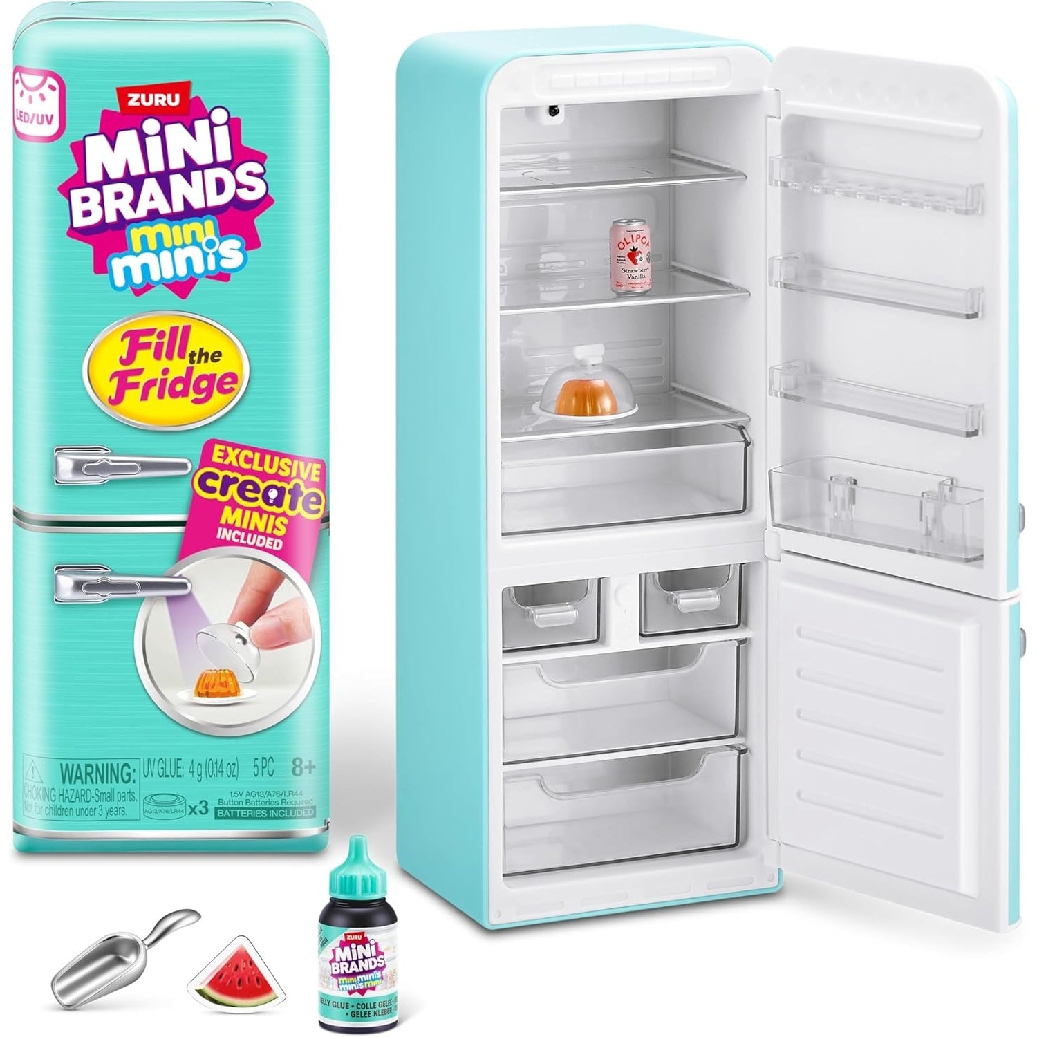 Zuru Mini Brands: Fill the Fridge Playset Toys & Games Zuru