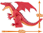 Robo Alive: Fire Breathing Dragon - Red Toys & Games Zuru