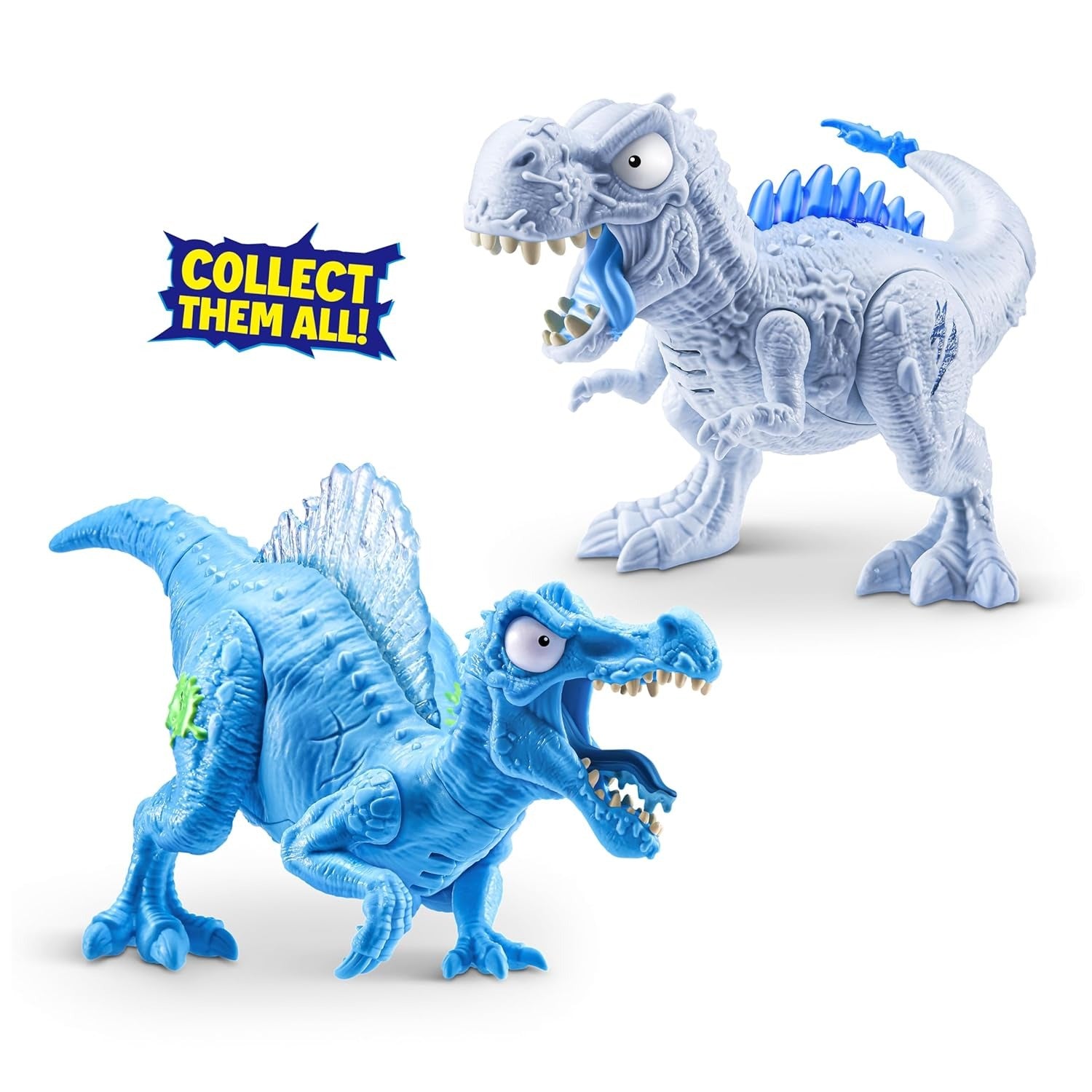 Smashers: Mega Jurassic Lightup Ice Age Dino - Blue T-Rex Toys & Games Zuru