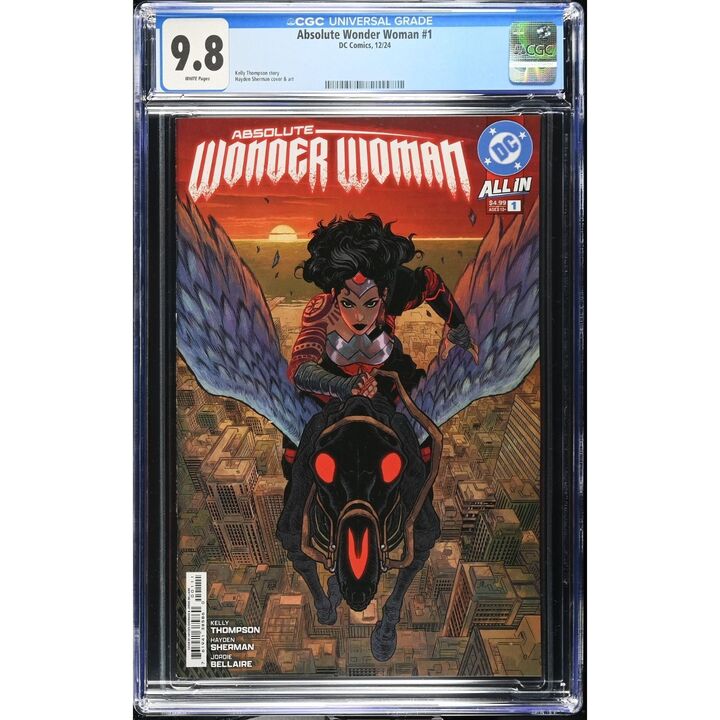 Absolute Wonder Woman: #1 [Hayden Sherman CGC 9.8 CVR A] 2025 Comics DC Comics