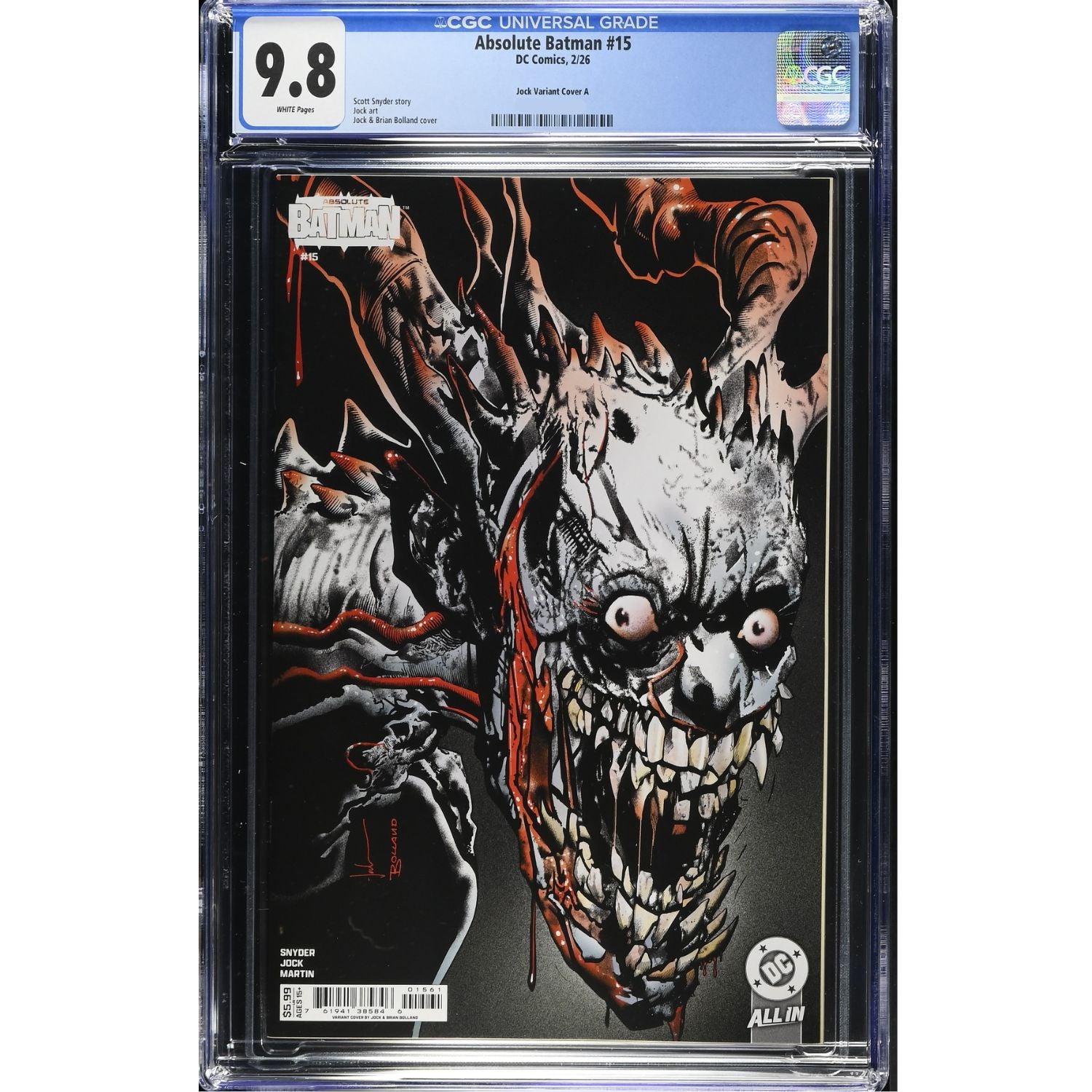 Absolute Batman: #15 [Brian Bolland CGC 9.8 CVR D] 2025 Comics DC Comics