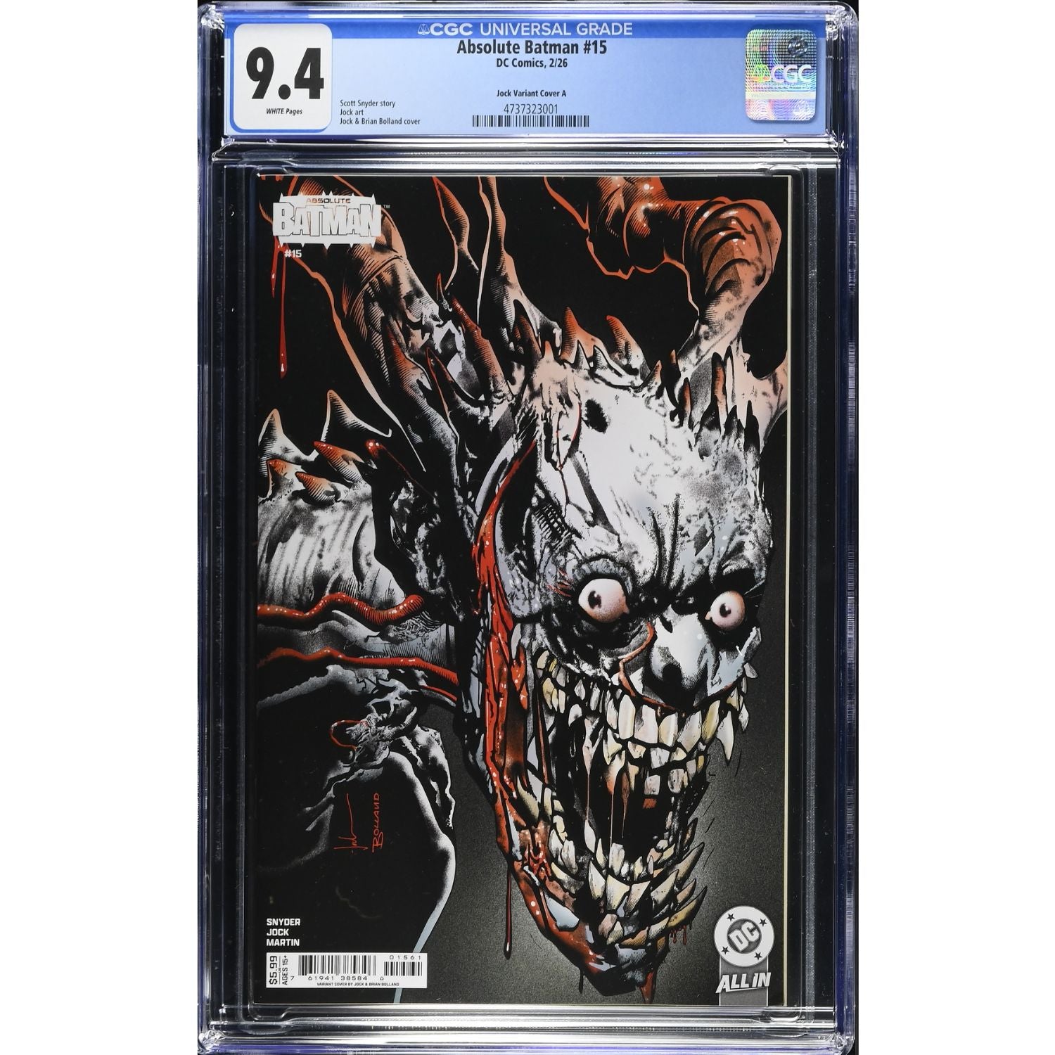 Absolute Batman: #15 [Brian Bolland CGC 9.4 CVR D] 2025 Comics DC Comics