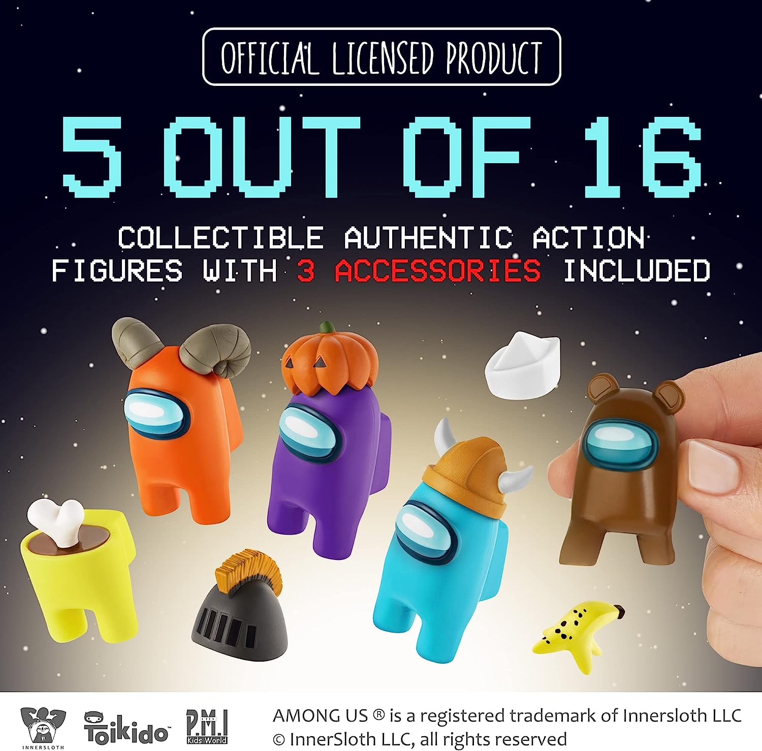 Among Us Series 2 Crewmate Figures 5-Pack Toys & Games P.M.I.