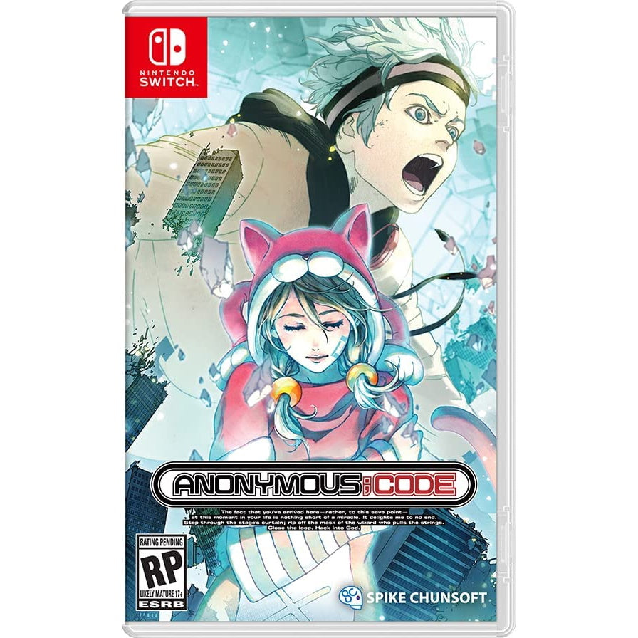 ANONYMOUS;CODE - SteelBook Launch Edition [Nintendo Switch] Nintendo Switch Video Game Spike Chunsoft   