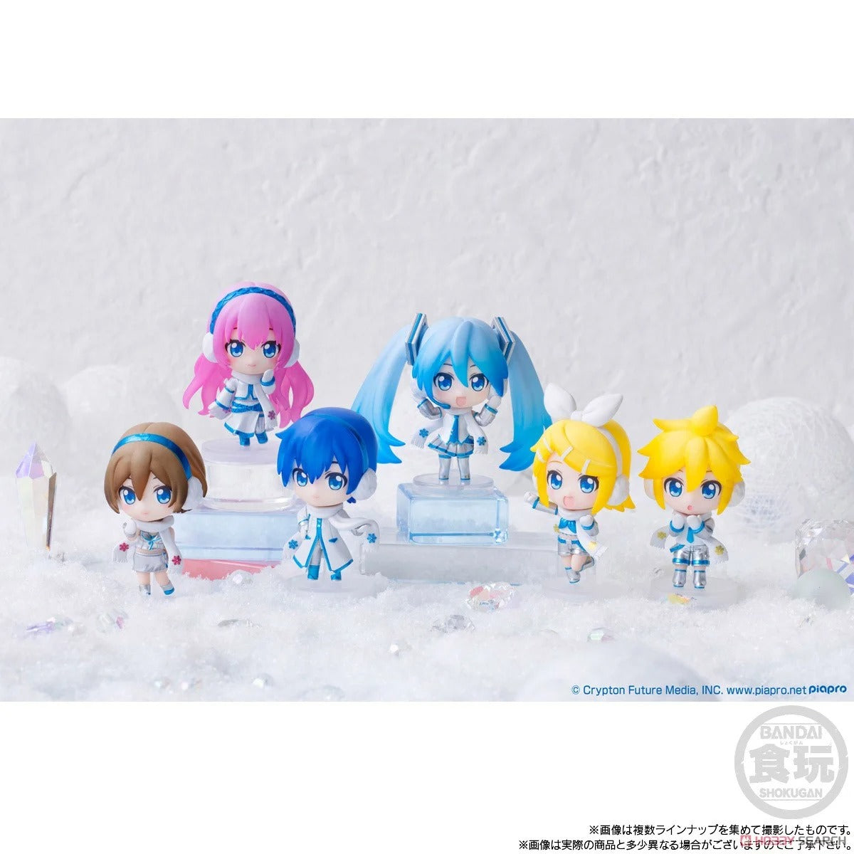 Bandai Shokugan Collection: Vocaloid Snow Miku Collection - 1 Random Figure Toys & Games Bandai Namco