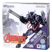 Tamashii Nations: Avengers: Tech On Venom Symbiote Wolverine S.H.Figuarts Toys & Games Bandai Namco   