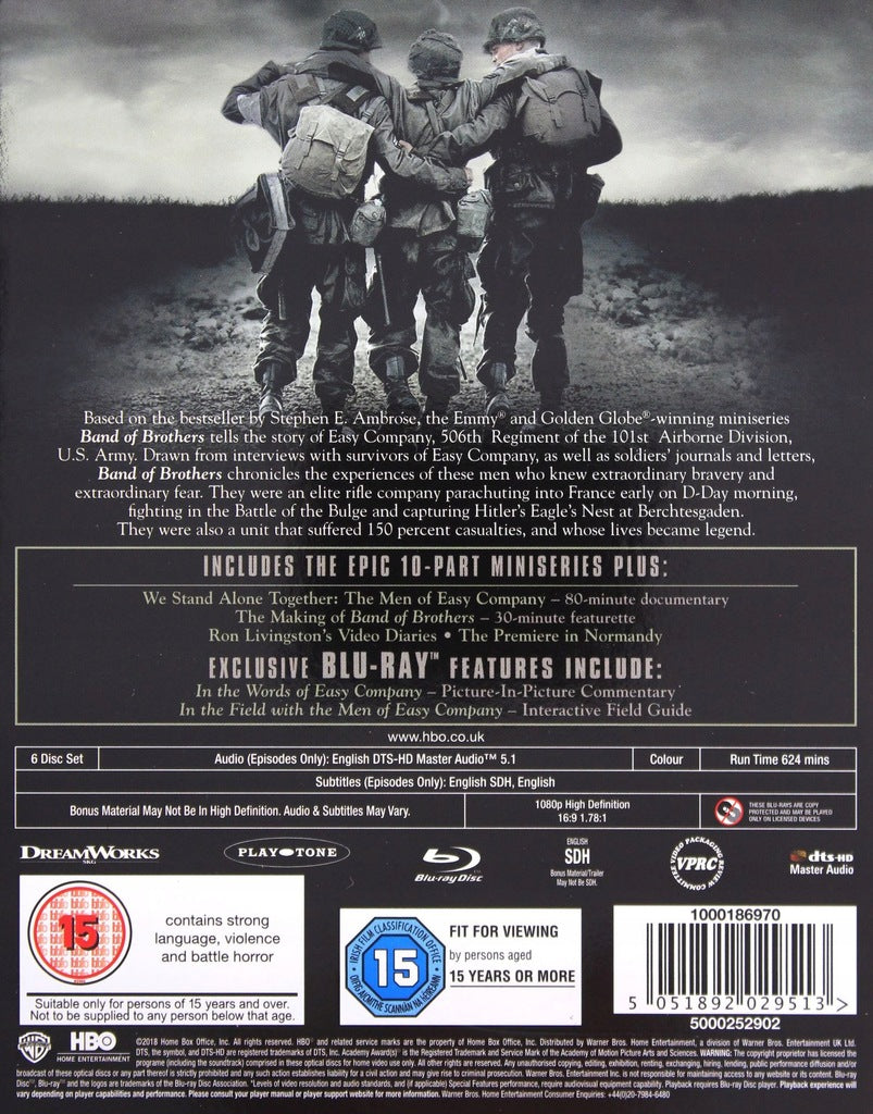 Band of Brothers: The Complete TV Miniseries [Blu-Ray Box Set] DVDs & Blu-Rays HBO