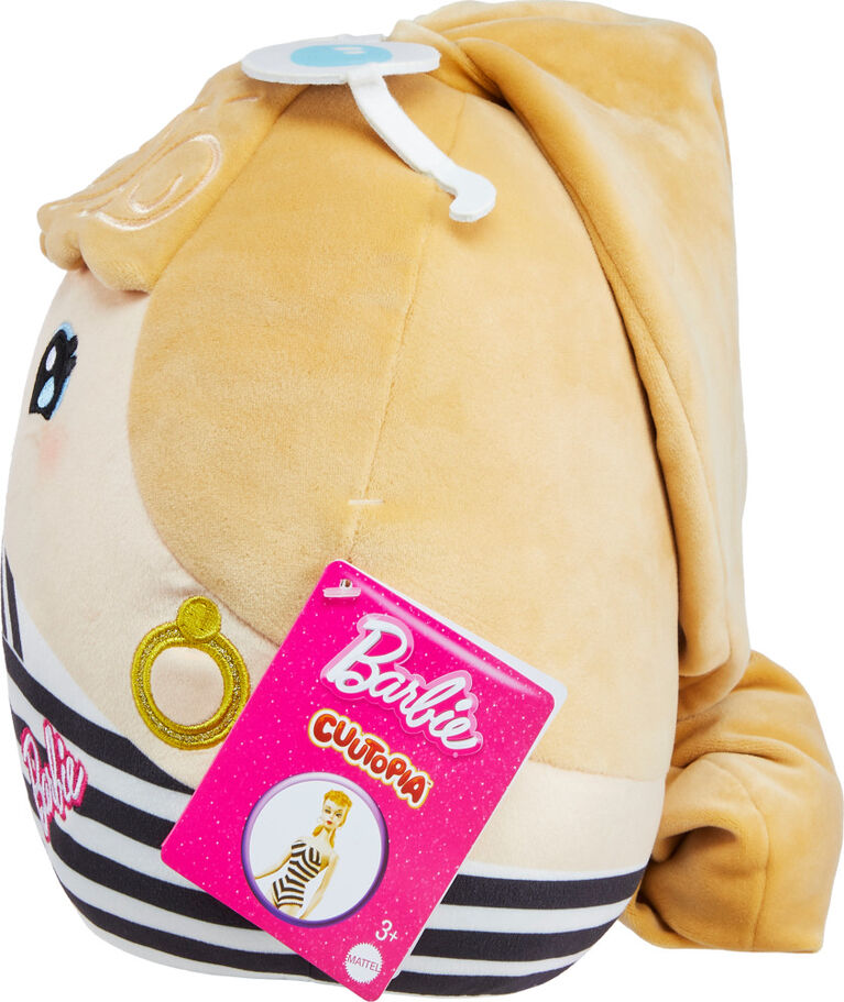 Barbie Cuutopia: Chevron Swimsuit & Felt Sunglasses - 10 in Plush Plushies Mattel