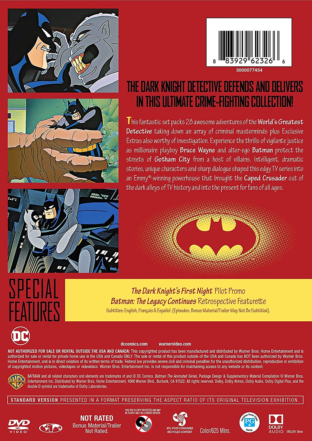 Batman: The Animated Series Volume One [DVD] DVDs & Blu-Rays Warner Bros.   
