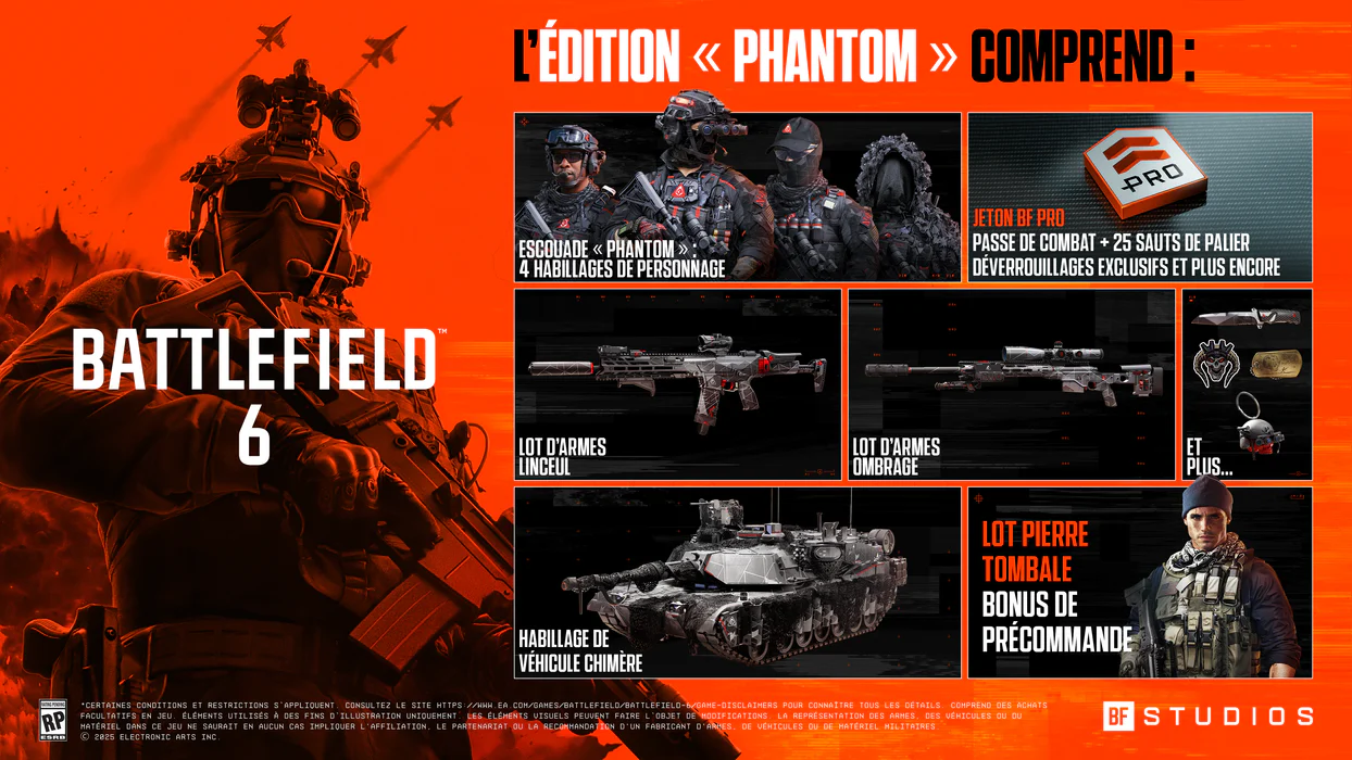 Battlefield 6 - Phantom Edition [Xbox Series X] Xbox Series X Video Game Electronic Arts