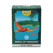 Dragon Shield Sleeves: Magic: The Gathering TCG: Retro Series Brushed Art [Birds of Paradise] - 100 Standard Size Sleeves Card Game Dragon Shield