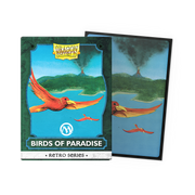 Dragon Shield Sleeves: Magic: The Gathering TCG: Retro Series Brushed Art [Birds of Paradise] - 100 Standard Size Sleeves Card Game Dragon Shield